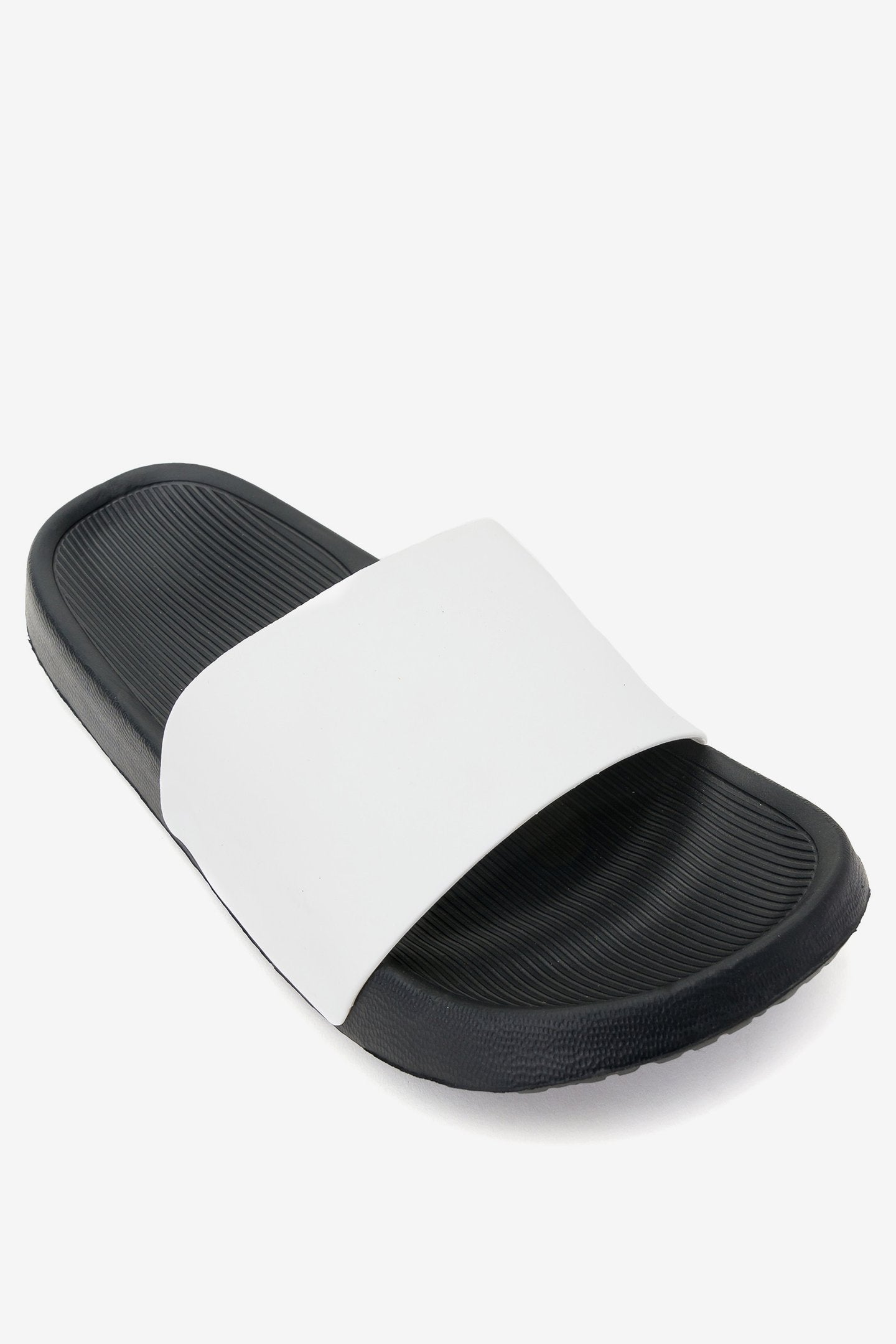 Sandalia Hombre Negro Krune Chancleta Chancleta